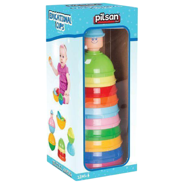 Развивающий набор Pilsan Pyramid Cups Развитие, 1+