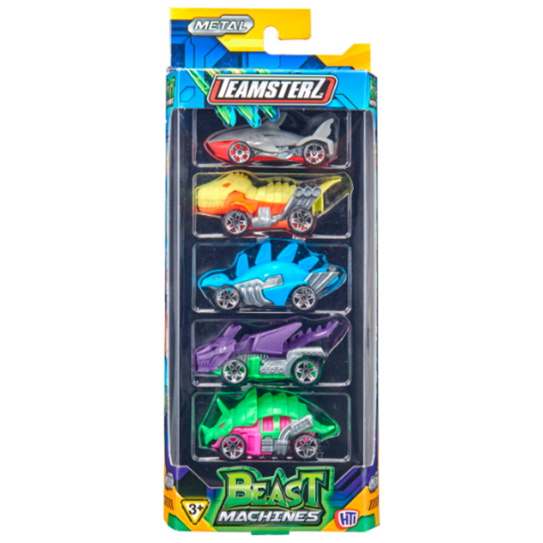 Комплект машин Teamsterz Beast Machines Die-Cast 1417434
Черный
Разноцветный  photo 6