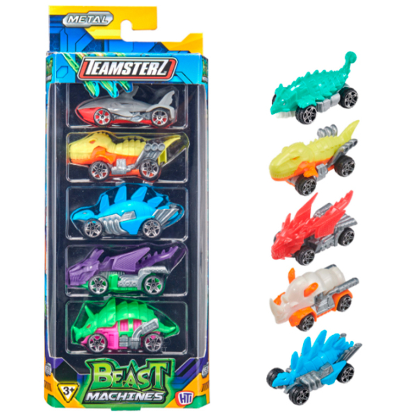 Комплект машин Teamsterz Beast Machines Die-Cast 1417434
Черный
Разноцветный  photo 7
