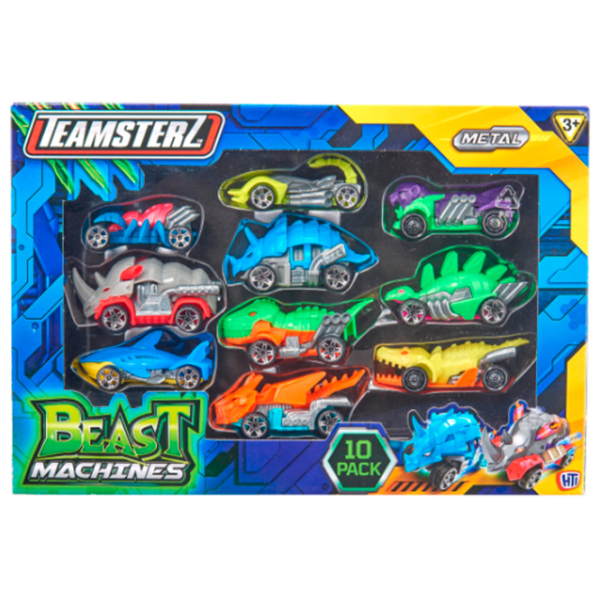 Комплект машин Teamsterz Beast Machines Die-Cast 1417435
Черный
Разноцветный  photo 6