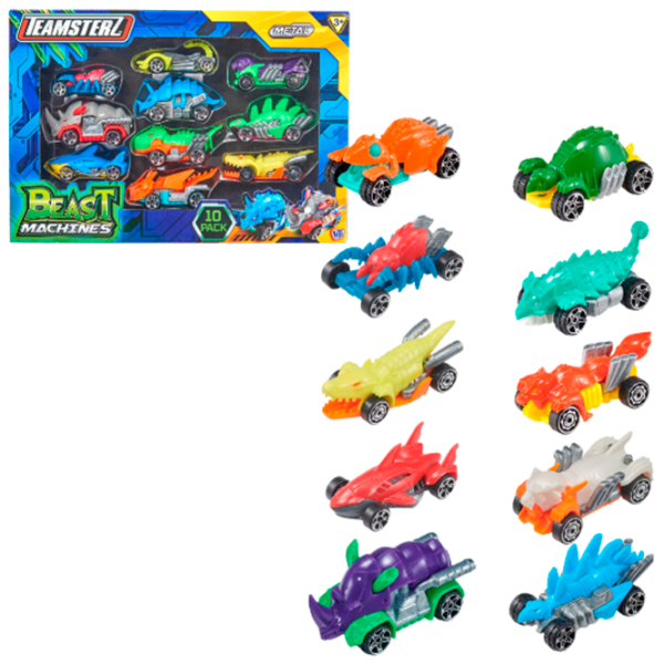 Комплект машин Teamsterz Beast Machines Die-Cast 1417435
Черный
Разноцветный  photo 7