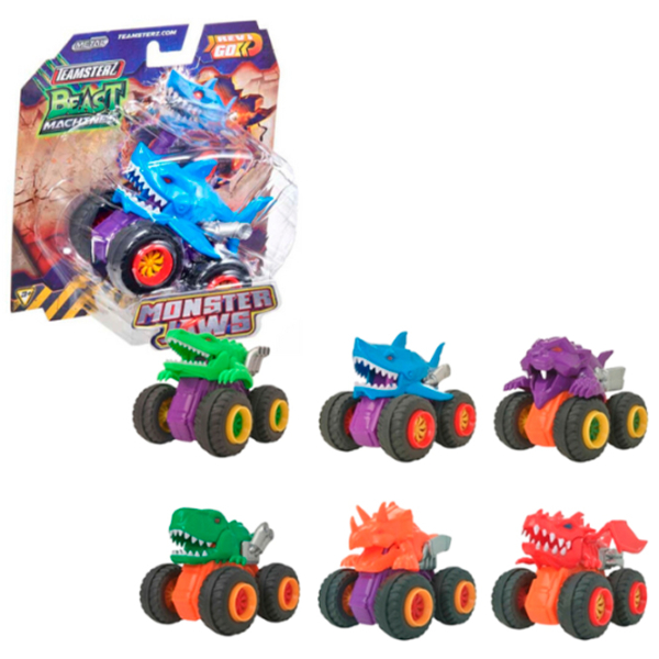 Машинка Teamsterz Beast Machines Monster Jaws 1417627
Черный
Разноцветный  photo 8