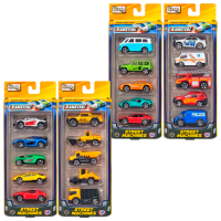 Комплект машин Teamsterz Street Machines Die-Cast 1417044
Черный
Разноцветный 