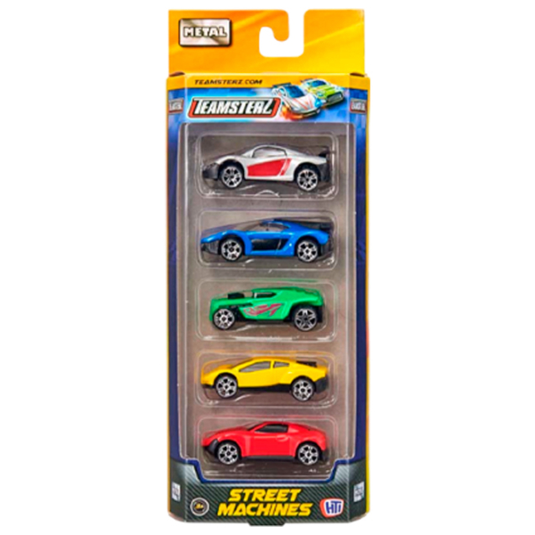 Комплект машин Teamsterz Street Machines Die-Cast 1417044
Черный
Разноцветный  photo 3