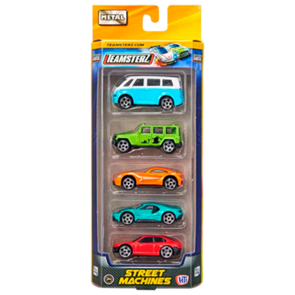 Комплект машин Teamsterz Street Machines Die-Cast 1417044
Черный
Разноцветный  photo 4