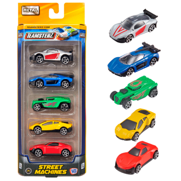 Комплект машин Teamsterz Street Machines Die-Cast 1417044
Черный
Разноцветный  photo 7