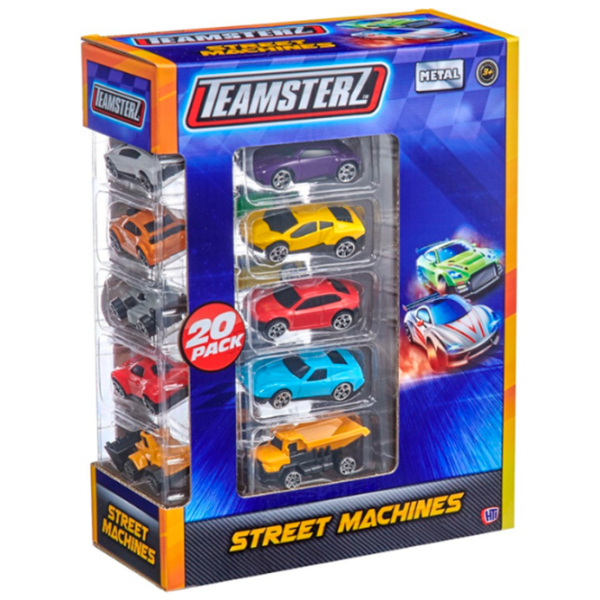Комплект машин Teamsterz Street Machines Die-Cast 1400010
Черный
Разноцветный  photo 6