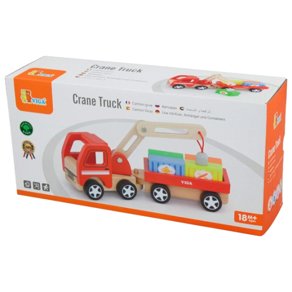 Грузовик VIGA Crane truck 50690
Зелёный
Красный  photo 3