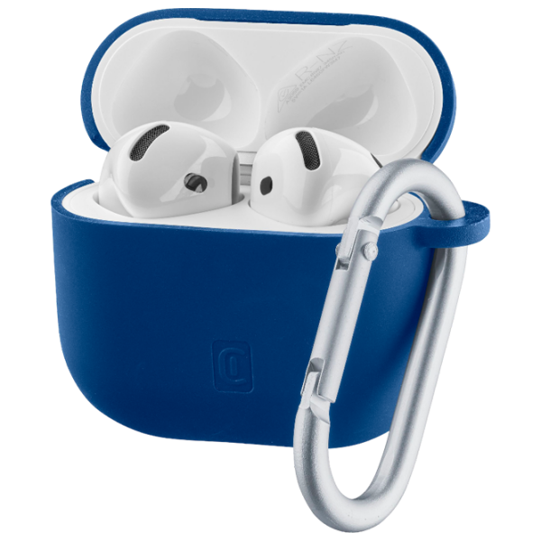Чехол для наушников Apple AirPods 4 (Bounce Case) Синий Cellularline, Силикон photo 1