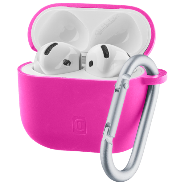 Чехол для наушников Apple AirPods 4 (Bounce Case) Розовый Cellularline, Силикон photo 1