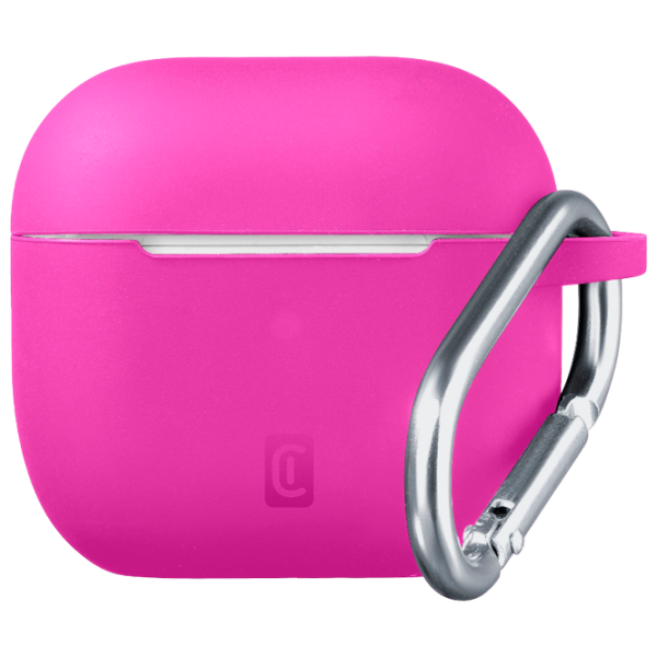 Чехол для наушников Apple AirPods 4 (Bounce Case) Розовый Cellularline, Силикон photo 3