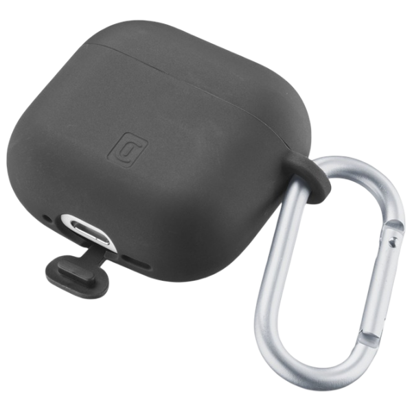 Чехол для наушников Apple AirPods 4 (Bounce Case) Черный Cellularline, Силикон photo 2