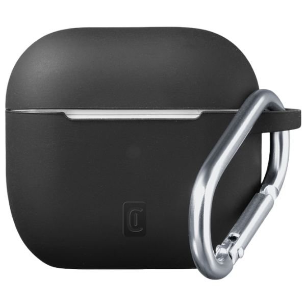 Чехол для наушников Apple AirPods 4 (Bounce Case) Черный Cellularline, Силикон photo 3