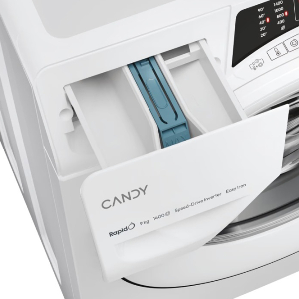 Mașină de spălat Candy RO 1496DWMT/1-S White 9 kg, 1400 rpm, A photo 8