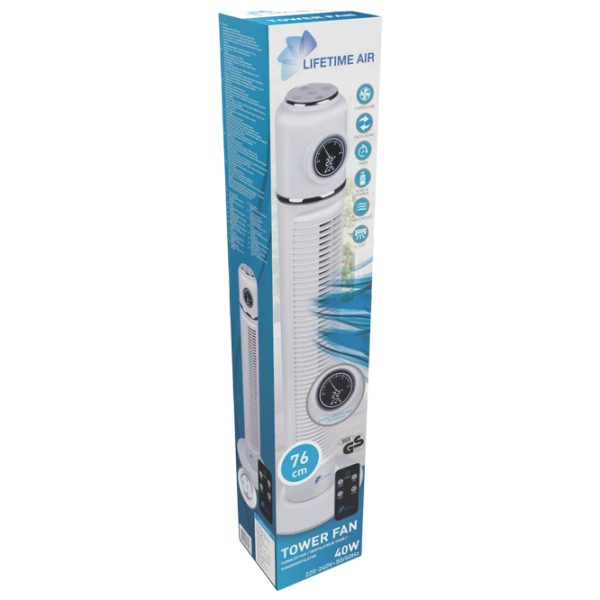 Ventilator Lifetime Air 40W+RC230V White 40 W, Electronic, Numărul de viteze: 3 photo 3