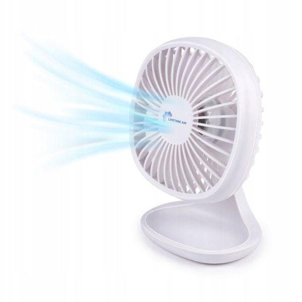 Ventilator Lifetime Air Mini White 5 W, Mecanic, Numărul de viteze: 3 photo 4