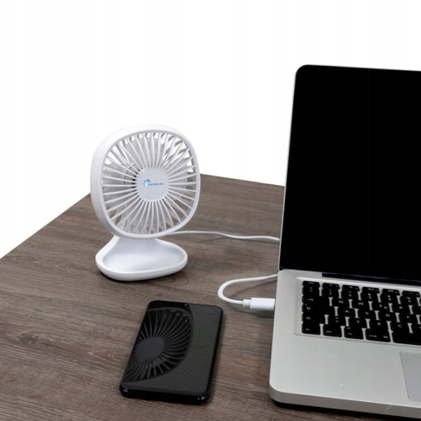 Ventilator Lifetime Air Mini White 5 W, Mecanic, Numărul de viteze: 3 photo 7