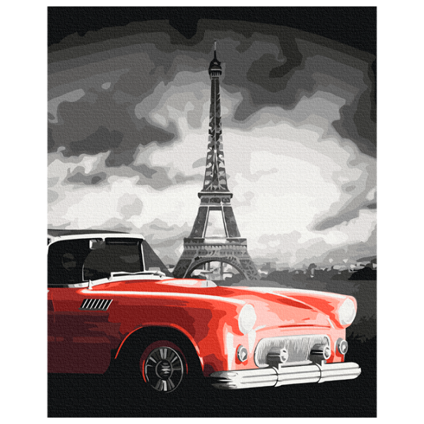 Pictură pe numere BrushMe Clasica franceză BS53716 50 x 40 cm, Pânză photo 1
