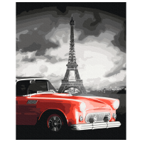 Pictură pe numere BrushMe Clasica franceză BS53716 50 x 40 cm, Pânză