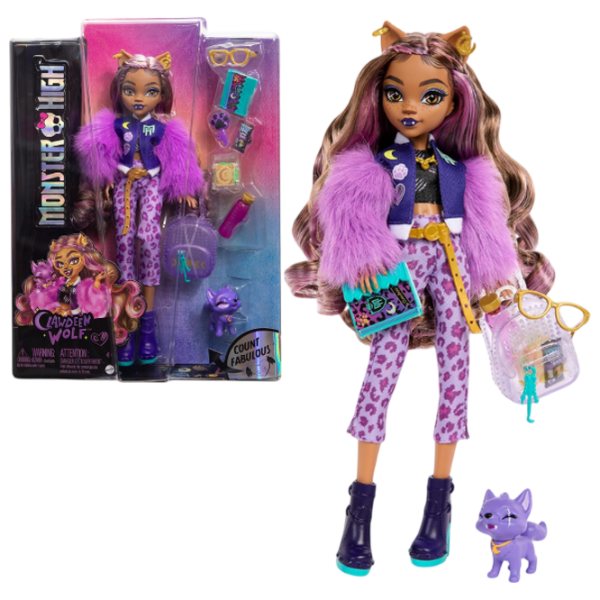 Păpușă Mattel Clawdeen Wolf model HRP65 3+ photo 1