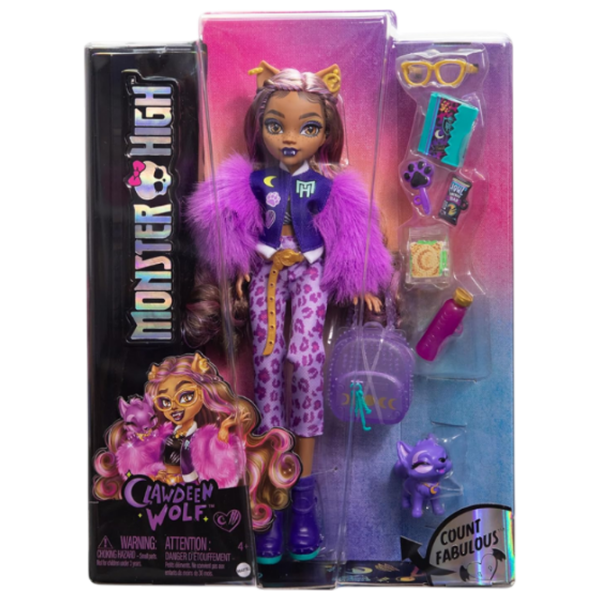 Păpușă Mattel Clawdeen Wolf model HRP65 3+ photo 5