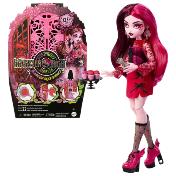 Păpușă Mattel Skulltimate Secrets Draculaura model HYT72 4+ photo 1