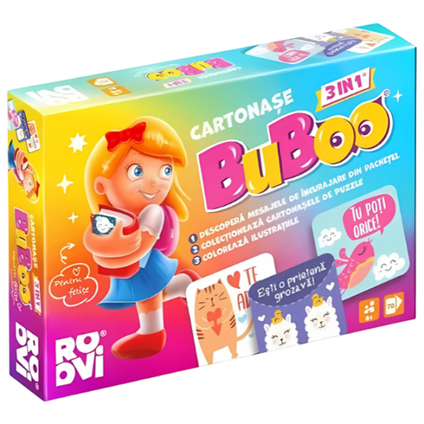 Joc de masă Toys outlet Buboo 3 in 1 Cards Dezvoltare, 6+ photo 3