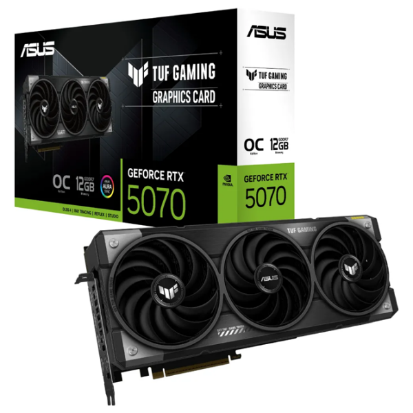 Видеокарта Asus GeForce RTX 5070 TUF Gaming OC Edition 12 ГБ PCI Express x16 5.0 photo 10