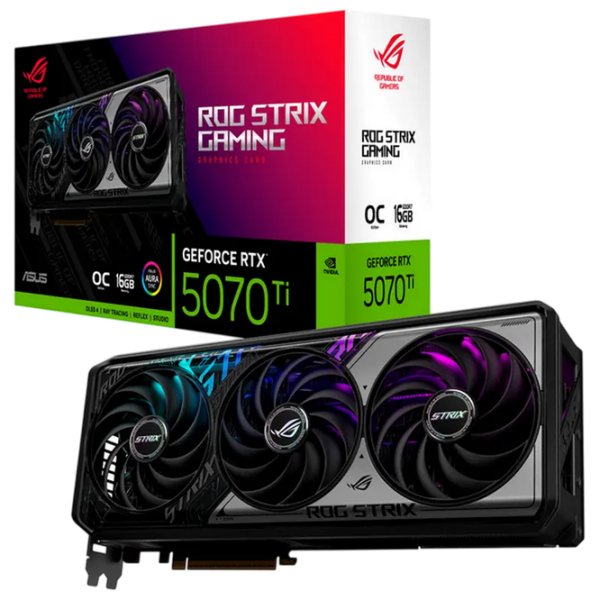 Видеокарта Asus GeForce RTX 5070 Ti ROG Strix OC Edition 16 ГБ PCI Express x16 5.0 photo 8