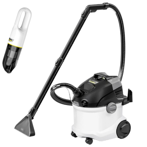 Aspirator cu spălare KARCHER SE5 + CVH 2 White 1000 W | Umedă | Sac | 4 l photo 12