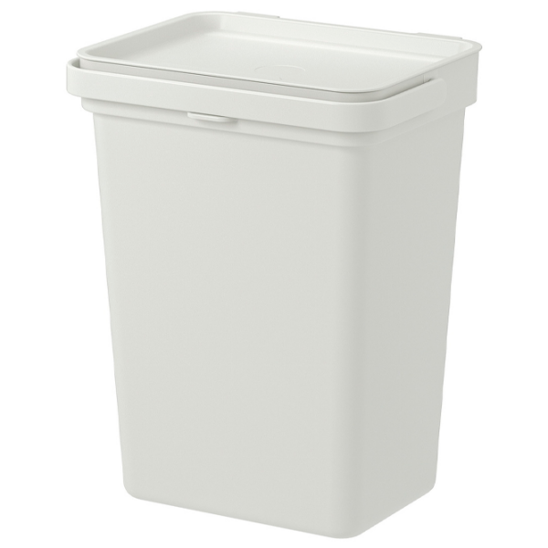 Set de sortare a deșeurilor Ikea Hallbar Gray Plastic, 40l photo 3