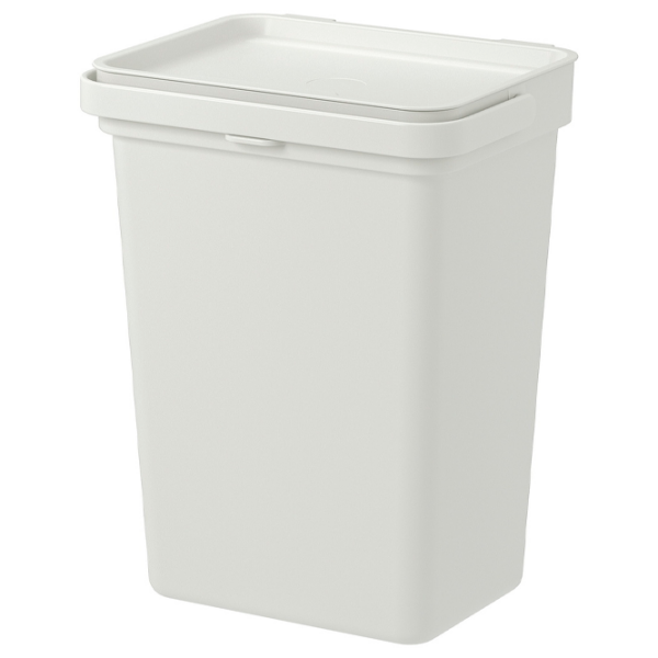 Set de sortare a deșeurilor Ikea Hallbar Gray Plastic, 55l photo 2