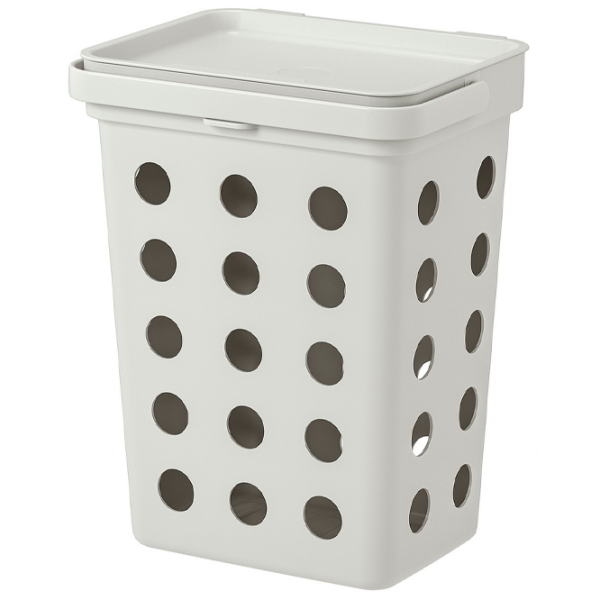 Set de sortare a deșeurilor Ikea Hallbar Gray Plastic, 55l photo 3