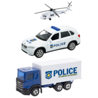 Комплект машин Welly Police 95210-3B(B)
Черный
Белый 