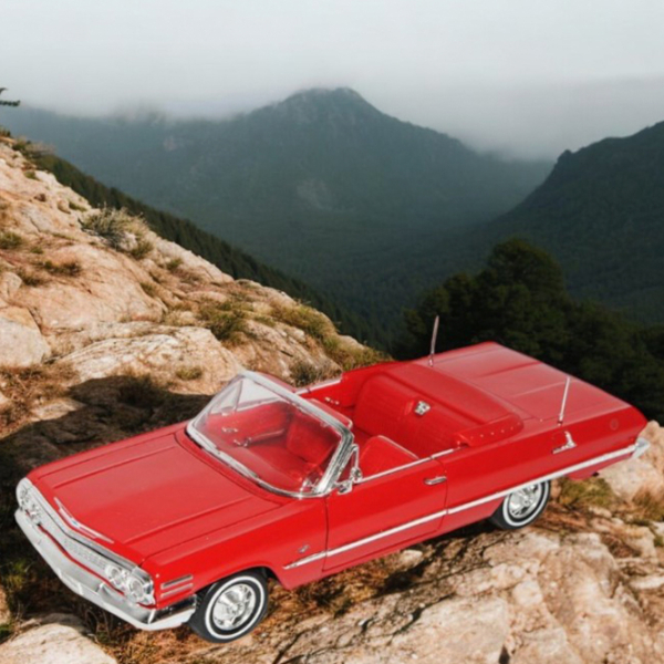 Mașină Welly Chevrolet Impala 1963 22434
Crom
Red  photo 6