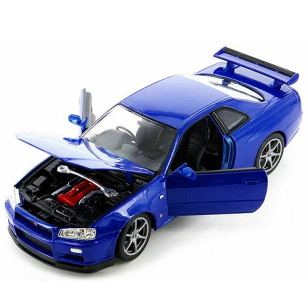 Машинка Welly Die Cast Nissan Skyline GT-R 24108
Серый
Синий  photo 4