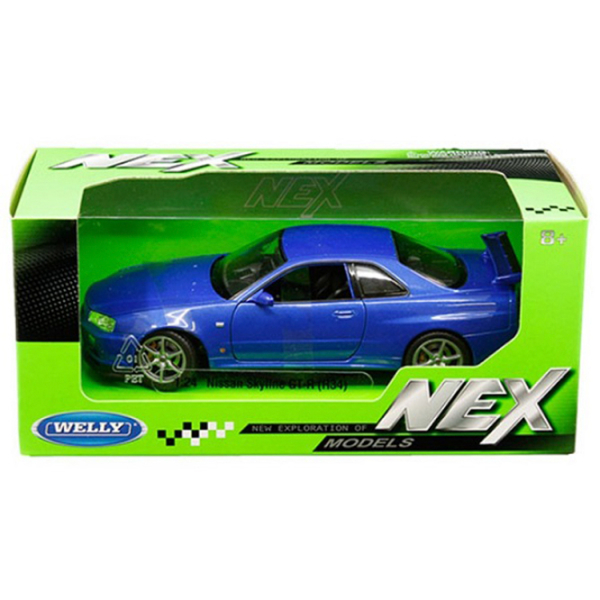 Машинка Welly Die Cast Nissan Skyline GT-R 24108
Серый
Синий  photo 6