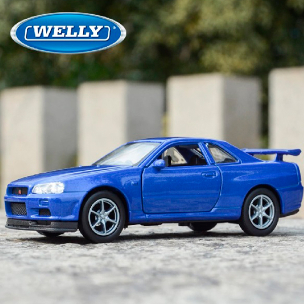 Машинка Welly Die Cast Nissan Skyline GT-R 24108
Серый
Синий  photo 7