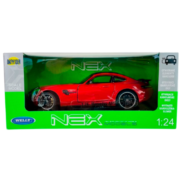 Машинка Welly Mercedes AMG GT R 24081W
Серый
Красный  photo 6
