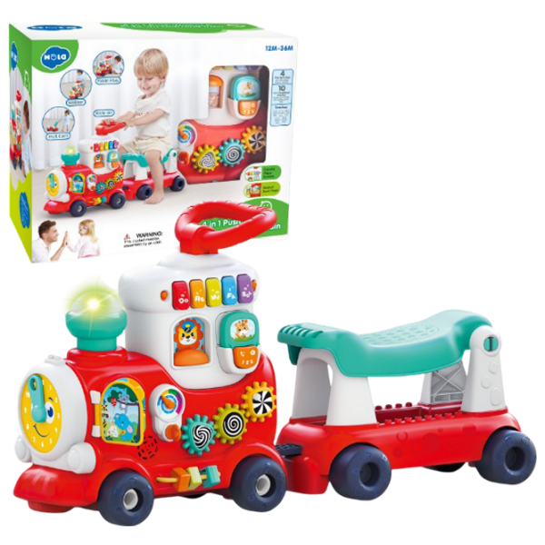Игрушка каталка Hola Toys HE8990 Красный 0+ photo 2