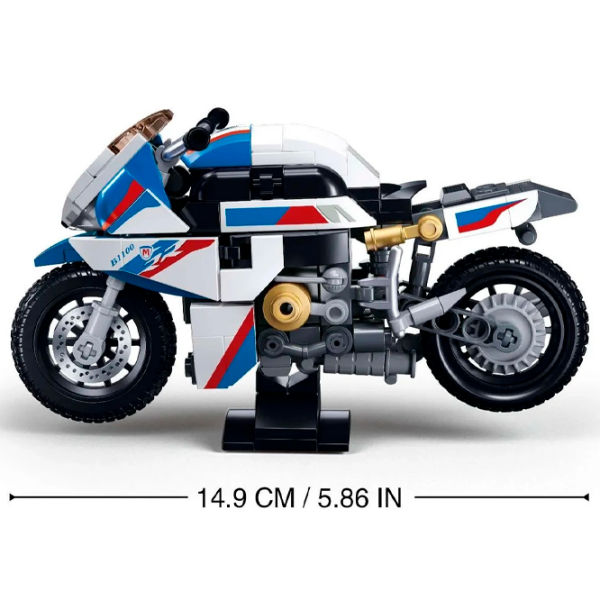 Constructor Sluban S1000MS Blue Numărul de piese 242, 6+ photo 3