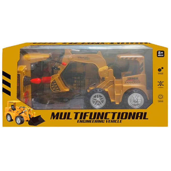 Экскаватор Essa Toys Multifunctional Engineering Vehicle 99-50A
Серый
Желтый  photo 3