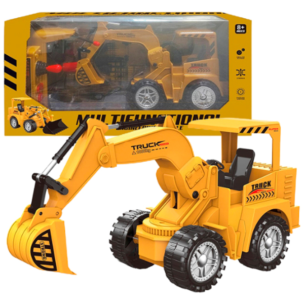 Экскаватор Essa Toys Multifunctional Engineering Vehicle 99-50A
Серый
Желтый  photo 4