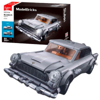 Constructor Sluban Spy car Gray Numărul de piese 325, 10+