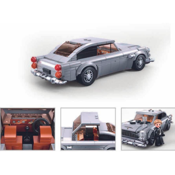Constructor Sluban Spy car Gray Numărul de piese 325, 10+ photo 5