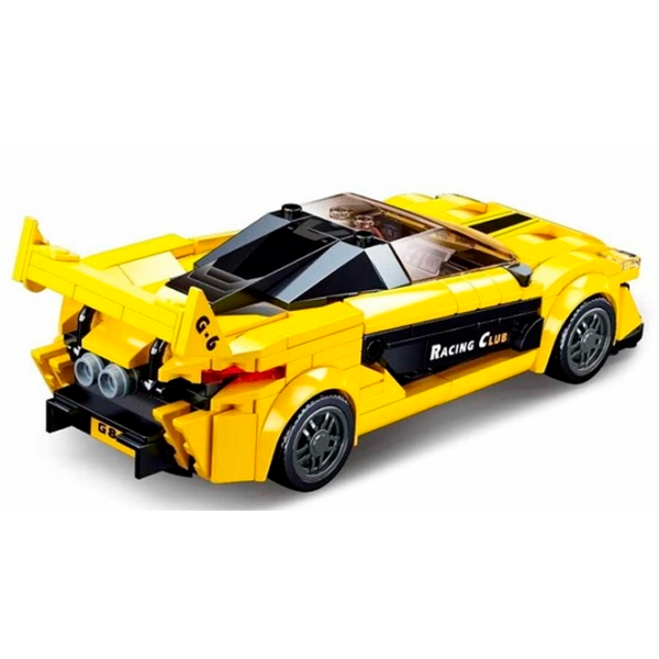 Constructor Sluban Racing Car English Yellow Numărul de piese 283, 8+ photo 3