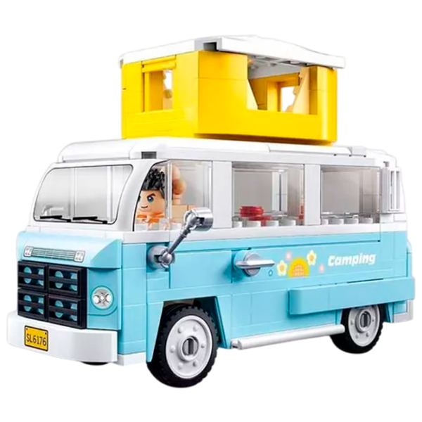 Constructor Sluban TS-2 Camping Blue Numărul de piese 256, 8+ photo 1