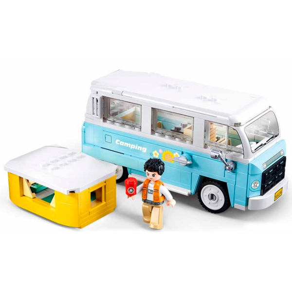 Constructor Sluban TS-2 Camping Blue Numărul de piese 256, 8+ photo 4