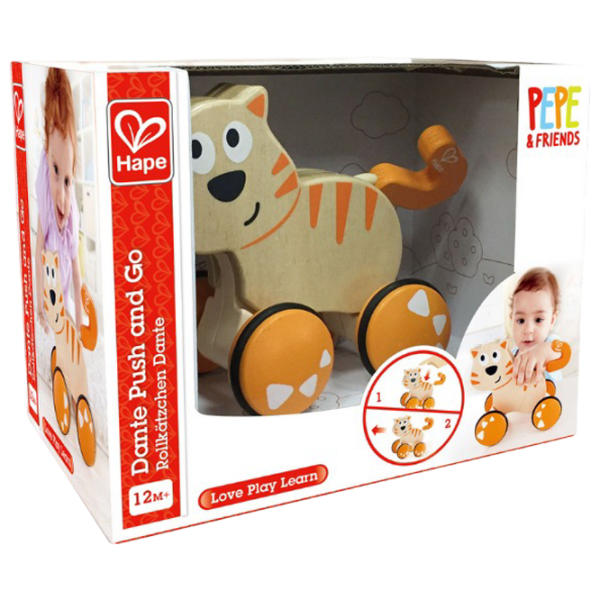 Игрушка каталка Hape E0363 Оранжевый 1+ photo 2
