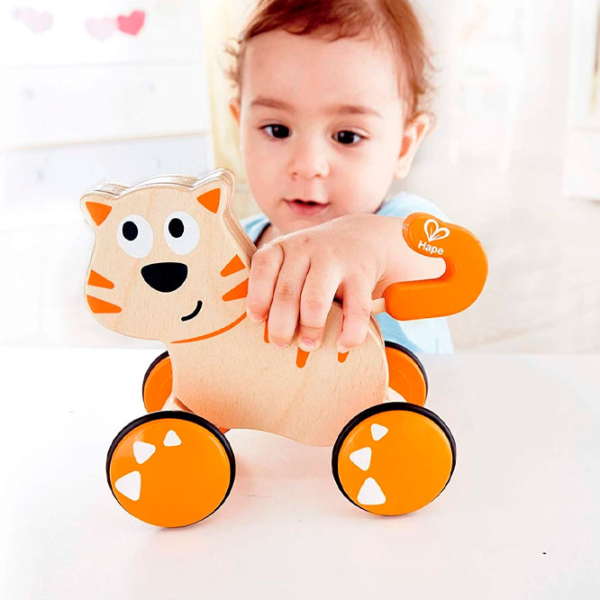 Игрушка каталка Hape E0363 Оранжевый 1+ photo 5